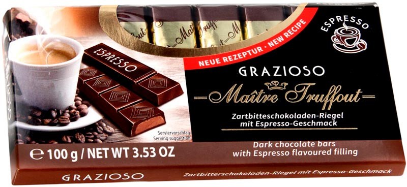 Шоколад Maitre Truffout Grazioso Espresso 100 г