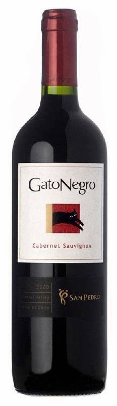 Вино San Pedro Gato Negro Cabernet Sauvignon червоне сухе 0,75л