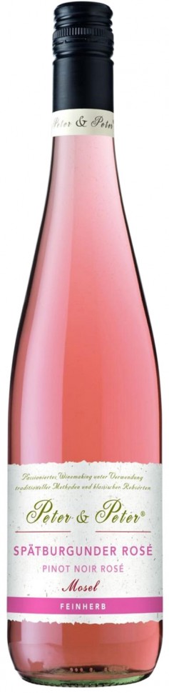Вино Peter & Peter Pinot Noir Rose Mosel рожеве напівсухе 0.75 л 11%