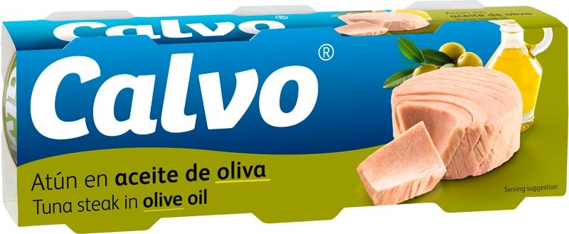 Тунець Calvo в оливковій олії 3х80 г