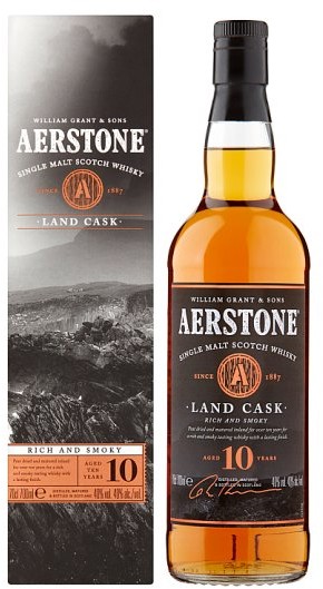 Віскі Aerstone Land Cask 10р. 40% 0,7л