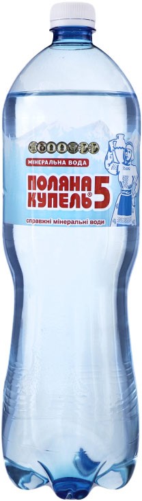 Минеральная вода Алекс Поляна Купель 5 сильногазированная 1.5л