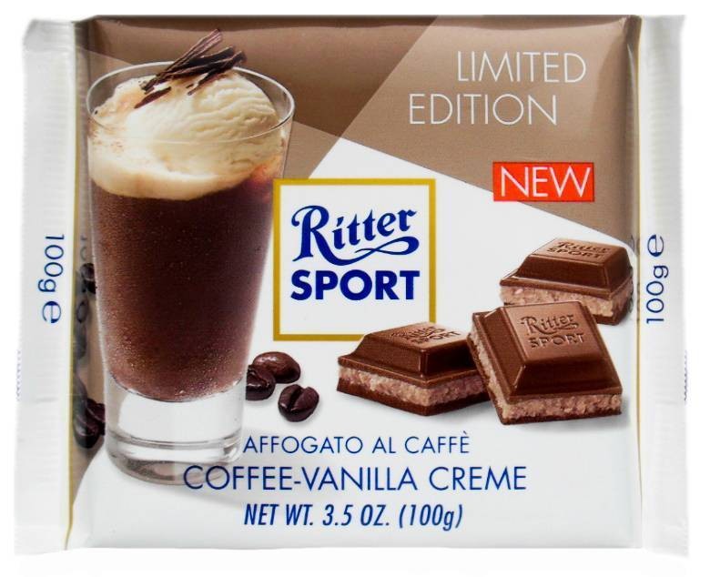 Шоколад Ritter Sport кофейно-ванильный крем 100 г