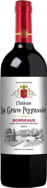Вино GVG Chateau La Grave Peygassie Bordeaux красное сухое 0.75 л 13.5%