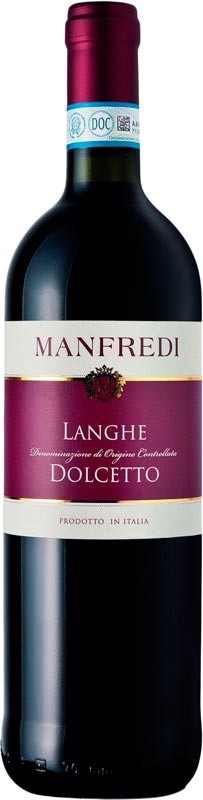 Вино Manfredi Lange Dolcetto DOC красное сухое 12.5% 0.75 л