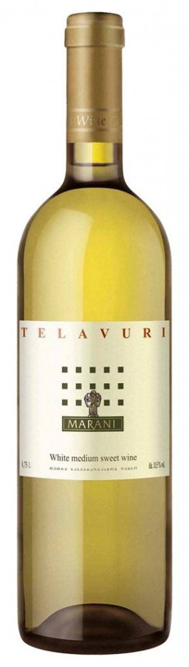 Вино Marani Telavuri белое полусладкое 0,75л
