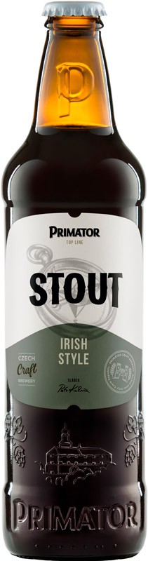 Пиво Primator Stout 4,7% 0,5л