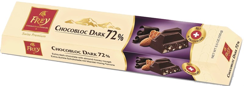 Шоколад Frey Chocobloc Dark 72% 100 г