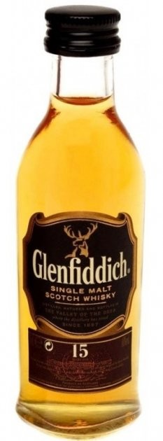 Виски Glenfiddich 15 yo 0,05л 40%