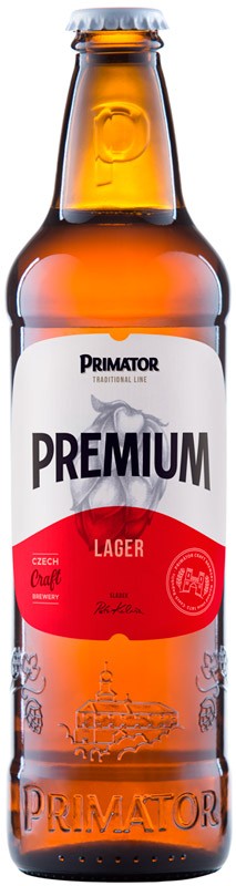 Пиво Primator Premium 5% 0,5л