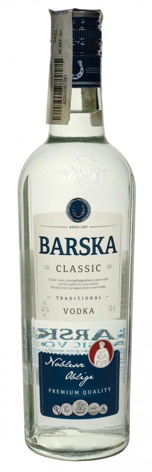 Водка Barska Classic 40% 0,5л