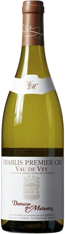 Вино Domaine des Malandes Chablis 1ER CRU Vau de Vey белое сухое 13% 0,75л