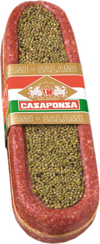 Колбаса Салями Чапата с зеленым перцем Casaponsa