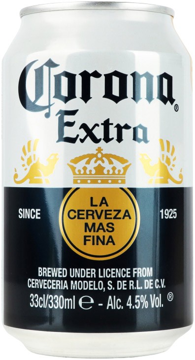 Пиво світле Corona Extra 4,5% 0,33л 