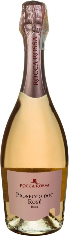 Вино игристое Вино Rocca Rossa Prosecco Brut розовое 0,75л 11% Італія