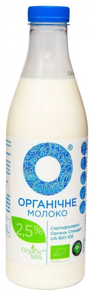 Молоко Organic Milk 2,5% 1л