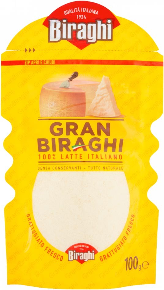 Сыр тертый Gran Biraghi 32% 100 г
