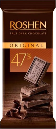Шоколад Roshen черный Original 47% 85г