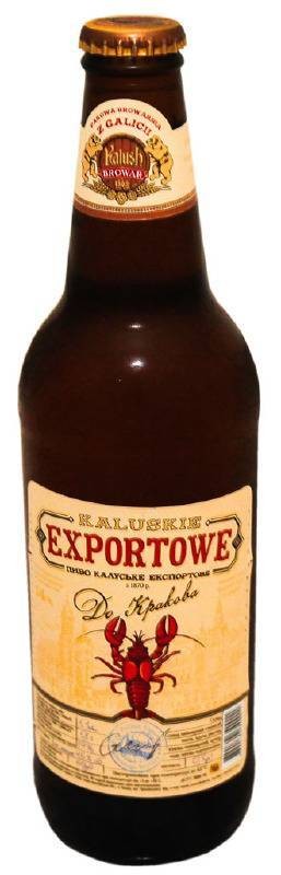 Пиво светлое Kaluskie экспортное "До Кракова" 0,5л