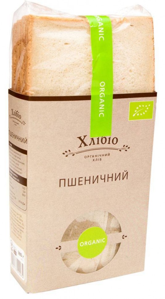 Хлеб Хлибио органический пшеничный 380г