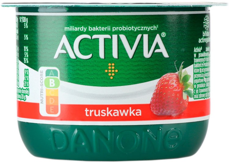 Йогурт с клубникой Activia 2.9% 120 г