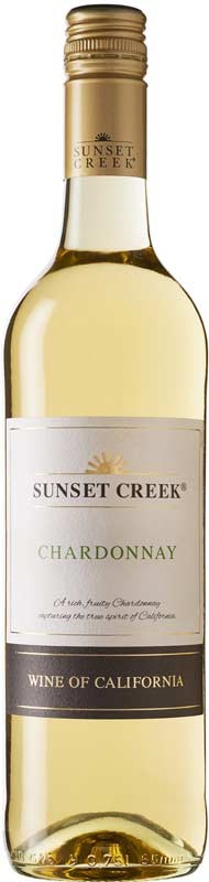 Вино Sunset Creek Chardonnay California белое сухое 12.5% 0.75 л