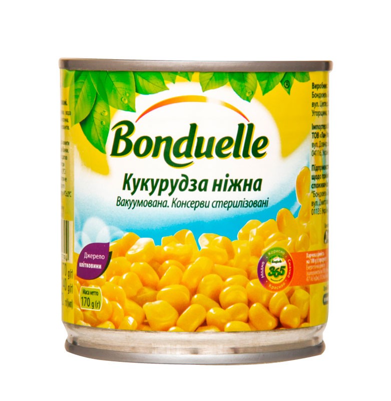 Кукуруза Bonduelle нежная 170г ж/б