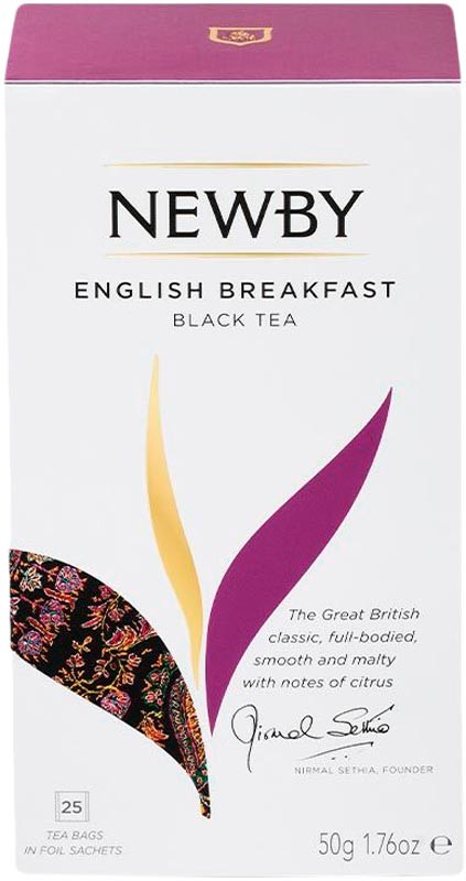 Чай Newby English Breakfast 25 пакетиков