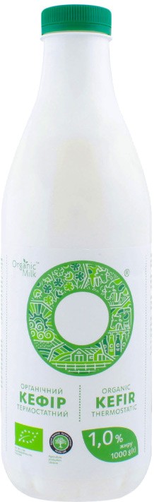 Кефир Organik Milk органический термостатный 1% 1л