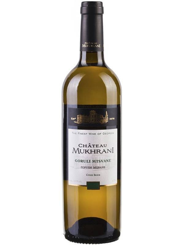 Вино Goruli Mtsvane, Chateua Mukhrani белое сухое 11 - 14,5% 0,75л