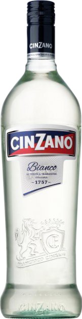 Вермут Cinzano Bianco полусладкий 15% 1л
