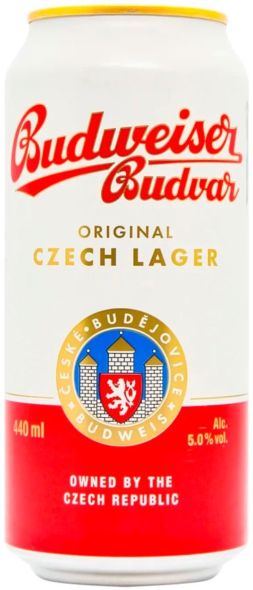 Пиво Budweiser Budvar светлое 5% 0.44 л