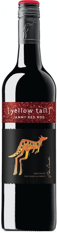 Вино Yellow Tail Sweet Red Roo червоне напівсолодке 13.5% 0.75л 