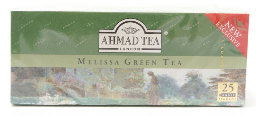Чай AHMAD Melissa Green Tea 25 пак по 1,8г