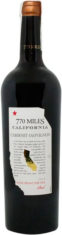 Вино 770 Miles Cabernet Sauvignon красное сухое 12.5% 0.75 л