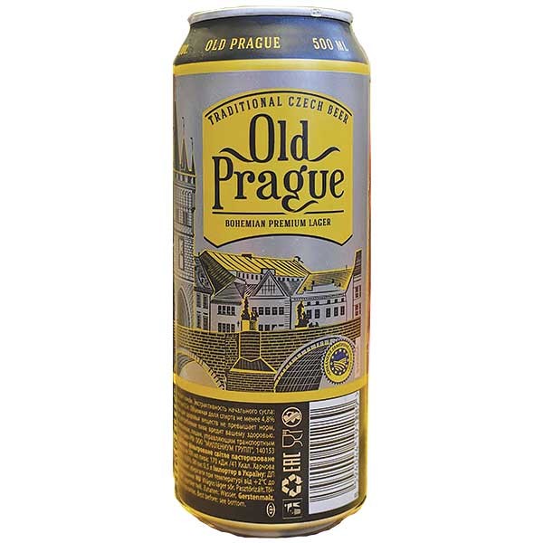Пиво Олд Прага Преміум 0,5л ж/б