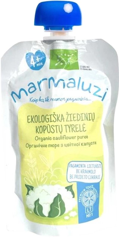 Органічне пюре Marmaluzi з цвітної капусти 90г