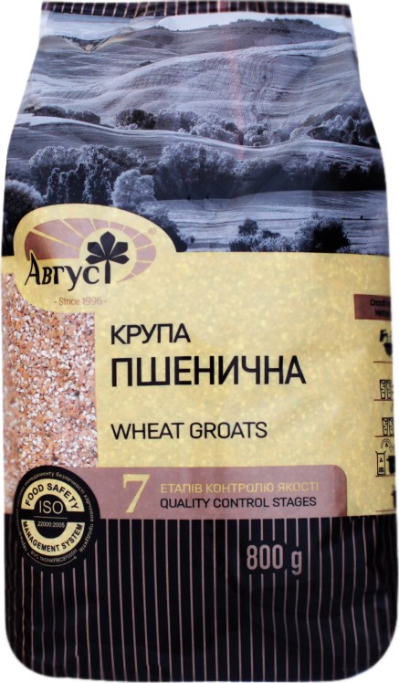 Крупа пшенична Август Преміум 800 г