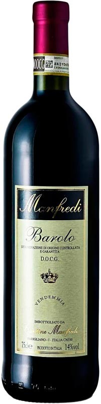 Вино Manfredi Barolo DOCG красное сухое 13.5% 0.75 л
