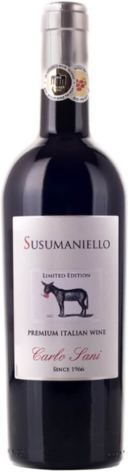 Вино Carlo Sani Susumaniello червоне сухе Limited Edition Salento 15,0% 0,75л