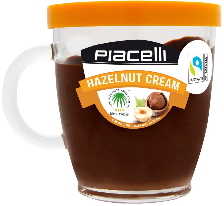 Паста Piacelli шоколадно-горіхова 300г у чашці