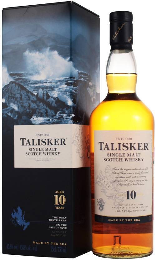 Виски Talisker 10р 43% 0,7л  Шотландия