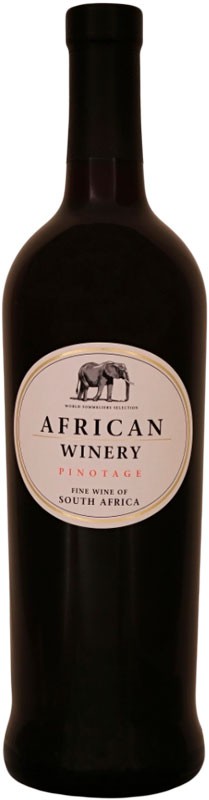 Вино African Winery Pinotage красное сухое 10,6-12,9% 0,75л