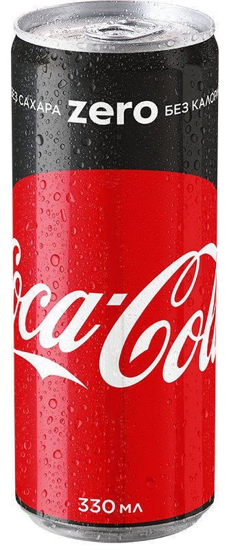 Напій Coca-Cola Zero 0.33 ж/б