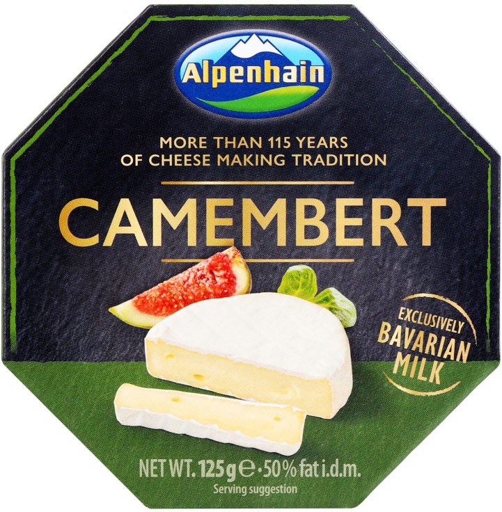 Сир Alpenhain Select Camembert 50% 125г