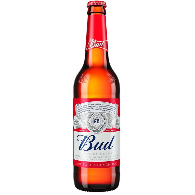 Пиво светлое Bud 0,5л с/б