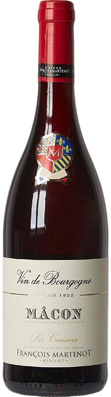 Вино Macon Les Cerisiers Francois Martenot красное сухое 12,5% 0,75л