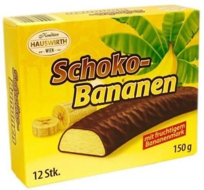 Конфеты Hauswirth банан шоколадные 150г