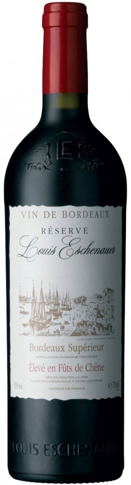 Вино Louis Eschenauer Bordeaux Superieur Reserve красное сухое  0,75л 12,5%