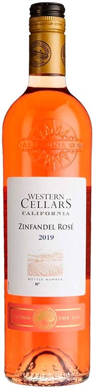 Вино Western Cellars Zinfandel Rose розовое сухое 10% 0,75л